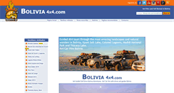 Desktop Screenshot of bolivia4x4.com